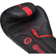 Боксерские перчатки RDX F6 MATTE RED-6OZ (капа в комплекте)