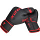 Боксерские перчатки RDX F6 MATTE RED-6OZ (капа в комплекте)