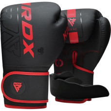 Боксерские перчатки RDX F6 MATTE RED-6OZ (капа в комплекте)