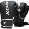 Боксерські рукавиці RDX F6 Kara Matte White 6 унцій (капа в комплекті)