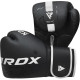 Боксерские перчатки RDX F6 Kara Matte White 6 унций (капа в комплекте)