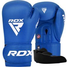 Боксерские перчатки RDX AS2 BLUE 10 унций (капа в комплекте)