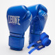 Боксерские перчатки Leone GN111 THE GREATEST Blue 10 унций (бинты 4 м. в комплекте)