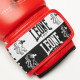 Боксерские перчатки Leone GN208 ICONIC Red 14 унций (бинты 4 м. в комплекте)