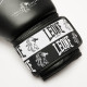 Боксерские перчатки Leone GN208 ICONIC Black 16 унций (бинты 4 м. в комплекте)