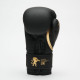 Боксерские перчатки Leone GN059D Black/Gold 10 унций (капу в комплекте)