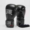 Боксерські рукавиці Leone GN383 THUNDER Black 12 унцій (капу в комплекті)