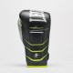 Боксерские перчатки Leone GN110F REVO FLUO Black 12 унций (бинты 4 м. в комплекте)