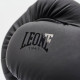 Боксерские перчатки Leone GN059 Black/White 10 унций (капу в комплекте)
