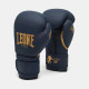 Боксерские перчатки Leone GN059B Blue Edition 10 унций (капу в комплекте)
