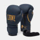 Боксерские перчатки Leone GN059B Blue Edition 10 унций (капу в комплекте)