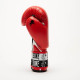Боксерские перчатки Leone GN208 ICONIC Red 10 унций (бинты 4 м. в комплекте)