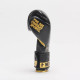 Боксерские перчатки Leone GN220 DNA Black 10 унций (бинты 4 м. в комплекте)