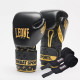 Боксерские перчатки Leone GN220 DNA Black 12 унций (бинты 4 м. в комплекте)