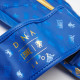 Боксерские перчатки Leone GN220 DNA Blue 10 унций (бинты 4 м. в комплекте)