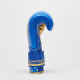 Боксерские перчатки Leone GN220 DNA Blue 10 унций (бинты 4 м. в комплекте)