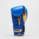 Боксерские перчатки Leone GN220 DNA Blue 10 унций (бинты 4 м. в комплекте)