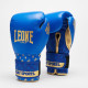 Боксерские перчатки Leone GN220 DNA Blue 10 унций (бинты 4 м. в комплекте)