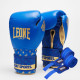 Боксерские перчатки Leone GN220 DNA Blue 10 унций (бинты 4 м. в комплекте)