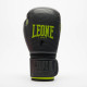 Боксерские перчатки Leone GN313 WAVES Black 16 унций (капу в комплекте)