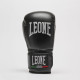 Боксерские перчатки Leone GN383 THUNDER Black 8 унций (капу в комплекте)