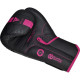 Боксерские перчатки RDX F6 MATTE PINK-8OZ (капа в комплекте)