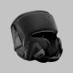 Боксерский шлем RDX T15 Noir Cheek Protector Matte Black M (капа в комплекте)