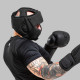 Боксерский шлем RDX T15 Noir Cheek Protector Matte Black M (капа в комплекте)