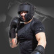 Боксерский шлем RDX T15 Noir Cheek Protector Matte Black M (капа в комплекте)