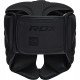 Боксерский шлем RDX T15 Noir Cheek Protector Matte Black M (капа в комплекте)