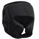 Боксерский шлем RDX T15 Noir Cheek Protector Matte Black M (капа в комплекте)