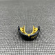 Капа OPRO Gold Braces под брекеты взрослая (возраст 11+) Blackl/Gold (art.102506001)
