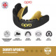 Капа OPRO Gold Braces под брекеты взрослая (возраст 11+) Blackl/Gold (art.102506001)