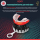Капа OPRO Gold взрослая (возраст 11+) Red/Pearl (art.102504004)