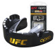 Капа OPRO Gold Braces под брекеты взрослая (возраст 11+) Blackl/Silver(art.102518001)