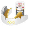 Капа OPRO Gold Braces под брекеты взрослая (возраст 11+) White/Gold (art.102506004)