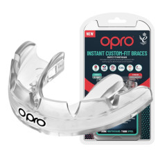 Капа OPRO Instant Single Colour Braces взрослая (возраст 11+) Clear (art.102522007)