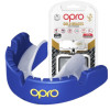 Капа OPRO Gold Braces под брекеты взрослая (возраст 11+) Dark Blue/Pearl (art.102506002)