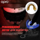 Капа OPRO Gold Braces под брекеты взрослая (возраст 11+) Dark Blue/Pearl (art.102506002)