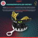 Капа OPRO Instant Eyes взрослая (возраст 11+) Black/Green (art.102524001)