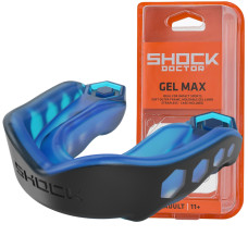 Капа Shock Doctor Gel Max взрослая (возраст 11+) Black/Blue (art. 6100-BB-AD)