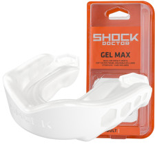 Капа Shock Doctor Gel Max детская (возраст до 10 лет) White (art. 6150-TC-YTR)
