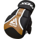 Перчатки для ММА (Греплинговые перчатки) RDX SHOOTER AURA PLUS T-17 Black Golden S капа в комплекте