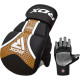 Перчатки для ММА (Греплинговые перчатки) RDX SHOOTER AURA PLUS T-17 Black Golden S капа в комплекте