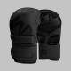 Перчатки для ММА (Греплинговые перчатки) RDX T15 Noir Inner Matte Black S