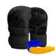 Перчатки для ММА (Греплинговые перчатки) RDX T15 Noir Inner Matte Black S