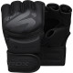 Рукавиці для ММА RDX F15 Noir Matte Black S (капа в комплекті)