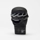 Перчатки греплинговые для ММА Leone BLACK Edition S (капа в комплекте)