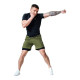 Компрессионные шорты для RDX MMA T16 2-в-1 GREN/BLACK-S