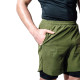 Компрессионные шорты для RDX MMA T16 2-в-1 GREN/BLACK-S